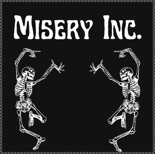 Misery Black Sticker